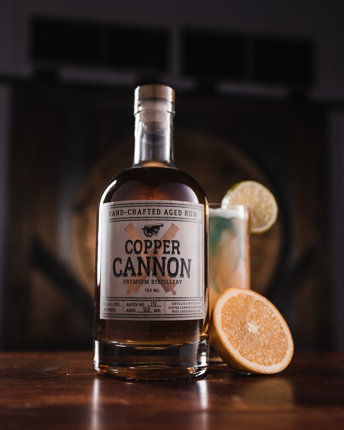Copper Cannon Hand Crafted Barrel Aged Rum