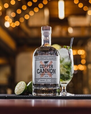 Copper Cannon Hand Crafted Clear Rum Copper Cannon Hand Crafted Clear Rum