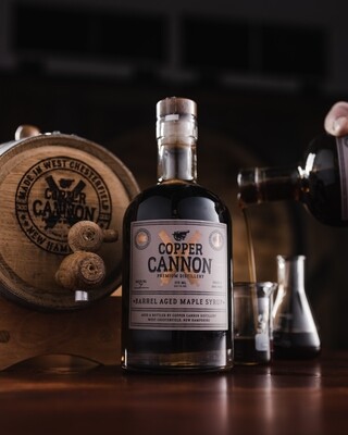Copper Cannon Barrel-Aged Maple Syrup