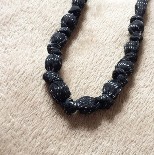 Collar largo de rebozo