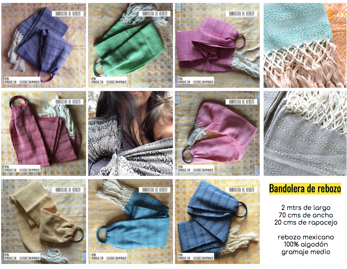 bandolera rebozo