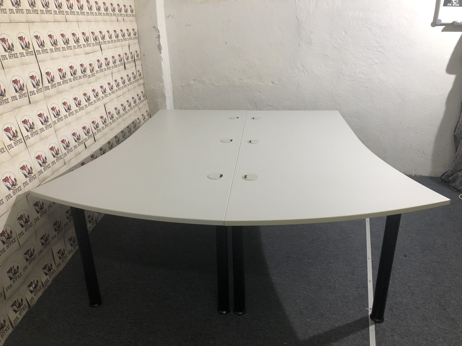 Set 2 St. Schreibtisch von Reiss 200x200-160cm