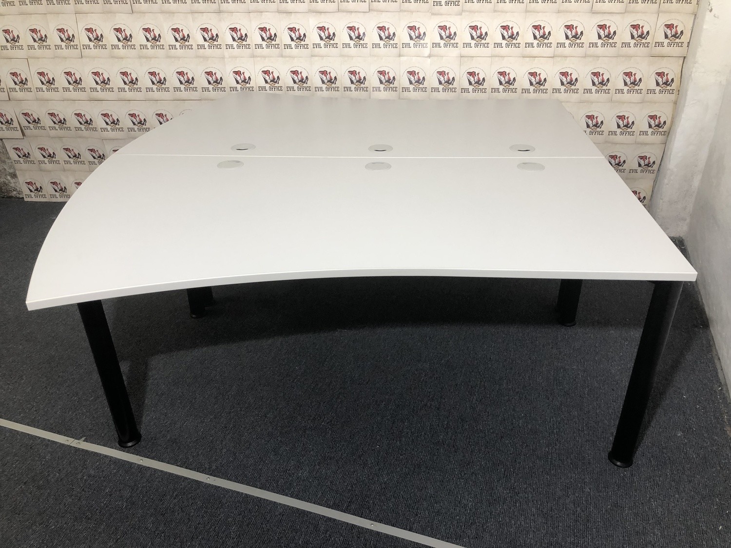 Set 2 St. Schreibtisch von Reiss 180x200-160cm