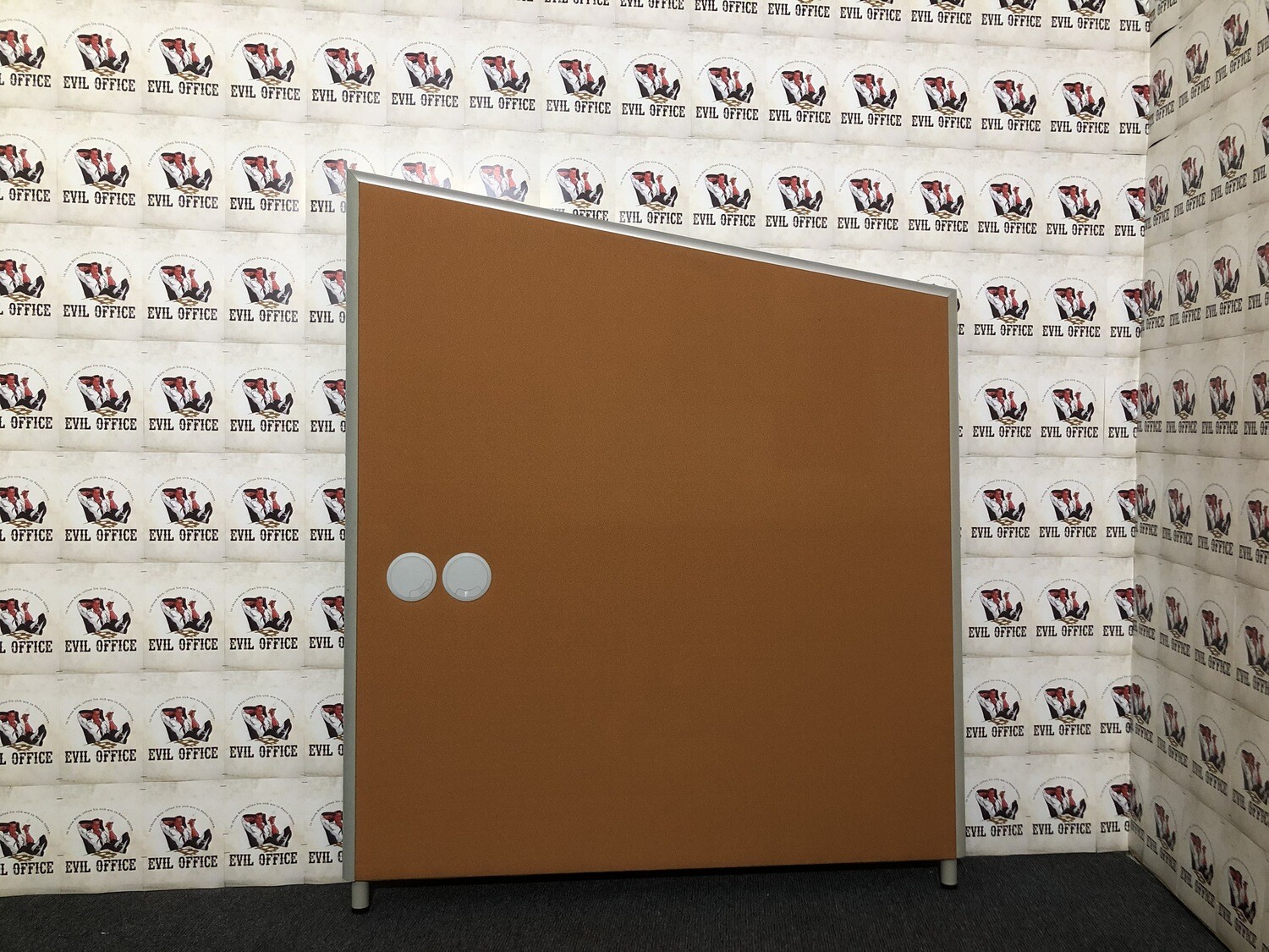 Trennwand von Preform in Orange Aluminium 120cm