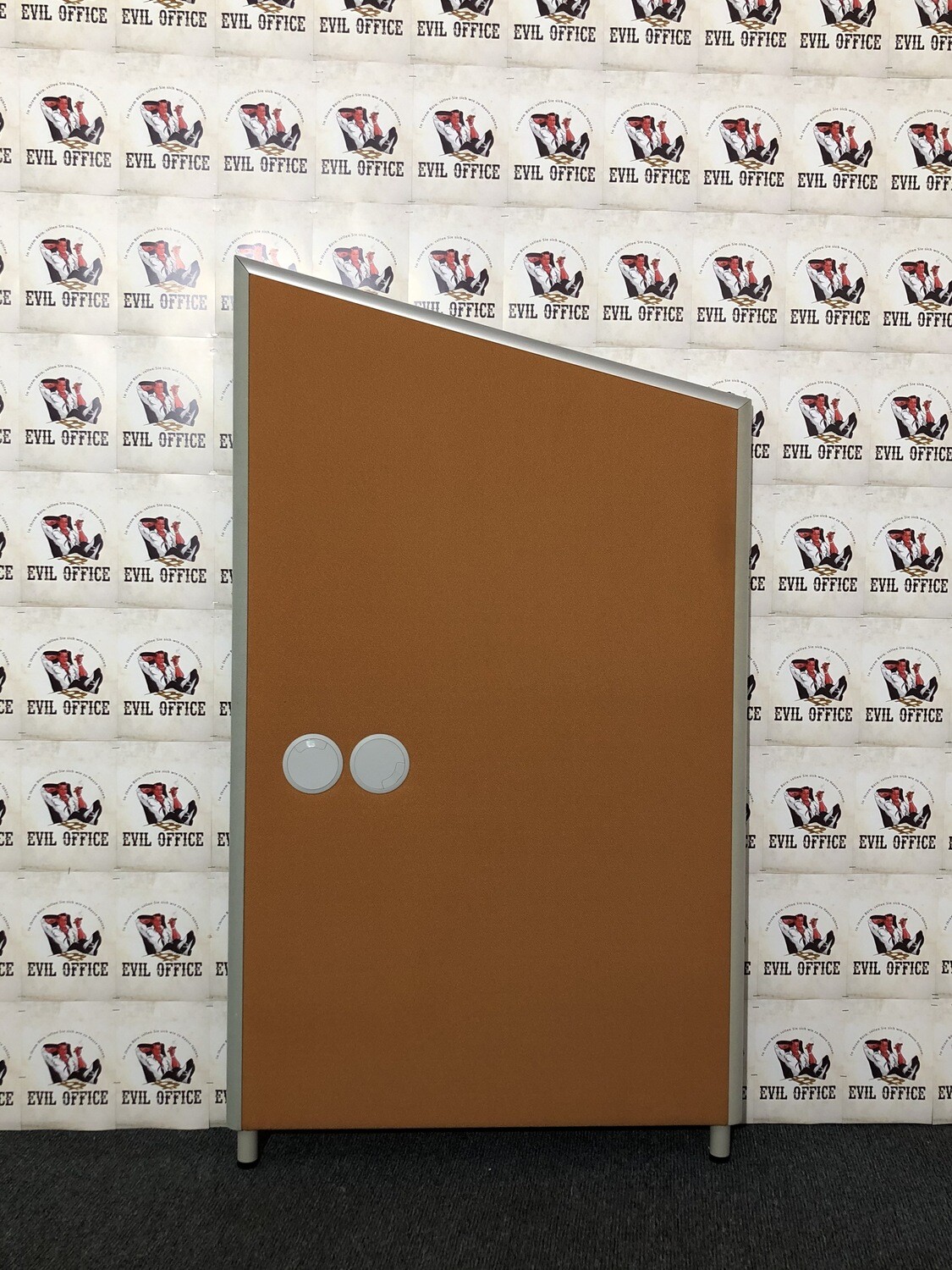 Trennwand von Preform in Orange Aluminium 80cm