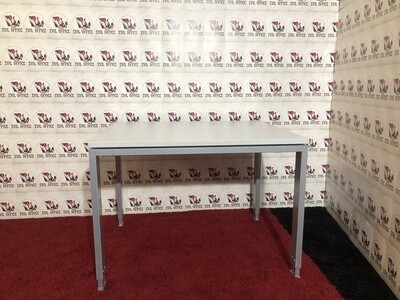 Schreibtisch von Wini in Lichtgrau / Silbergrau 100cm