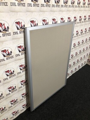 Trennwand von Haworth Dyes in Beige Akustik Aluminium