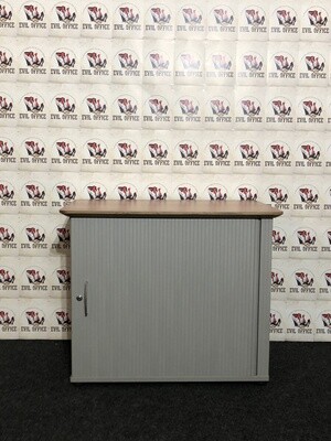 Sideboard in Erle 2OH Jalousie HPL Platte Breit 87cm