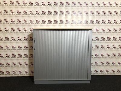Sideboard Highboard von König Neurath Acta in Ahorn / Silbergrau
