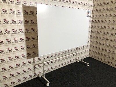 Mobiles Tafel Whiteboard von Lintex ONE auf Rollen 200cm