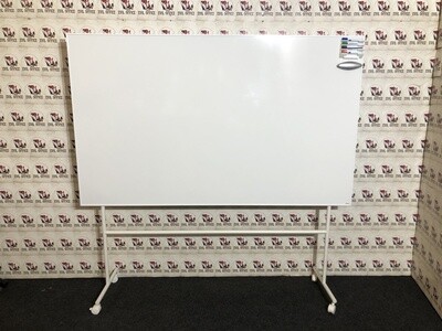 Mobiles Tafel Whiteboard von Lintex ONE auf Rollen 200cm