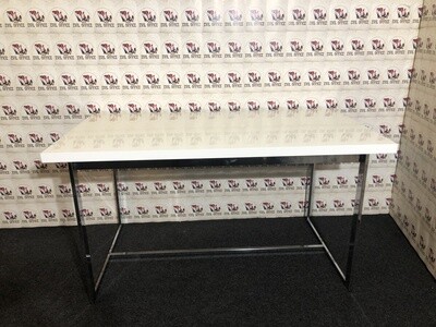Konferenztisch Bench von IMS Domitalia in Weiß Chrom