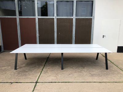Konferenztisch Vario ICON A-Bench Arbeitstisch Weiß 360cm #3