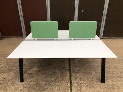 Konferenztisch Vario ICON A-Bench Arbeitstisch Weiß 180cm #4
