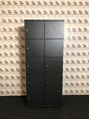 Werner Works Schließfachschrank Schrank Fächerschrank in Graphit