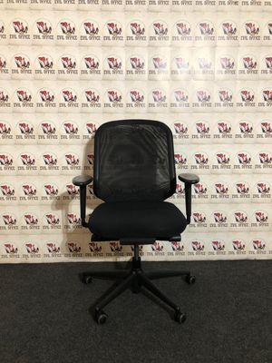 Bürodrehstuhl von Vitra mit Netzrücken schwarz #1