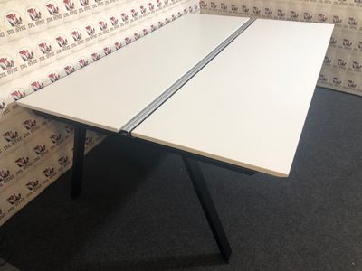Konferenztisch Vario ICON A-Bench Arbeitstisch Weiß Büromöbel #6