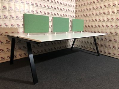 Konferenztisch von Vario ICON A-Bench Arbeitstisch in Weiß #7