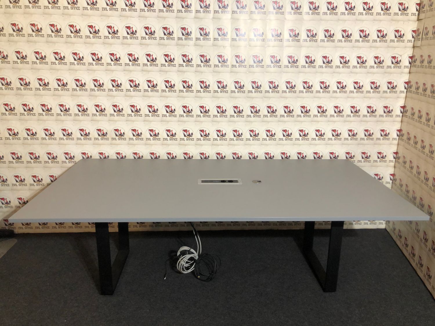 Konferenztisch Schreibtisch Balma Silbergrau Büromöbel 234cm #6