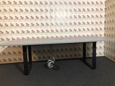 Konferenztisch Schreibtisch Balma Silbergrau Büromöbel 234cm #6