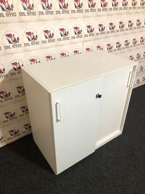 Sideboard Schiebetürschrank von König Neurath Weiß 2OH
