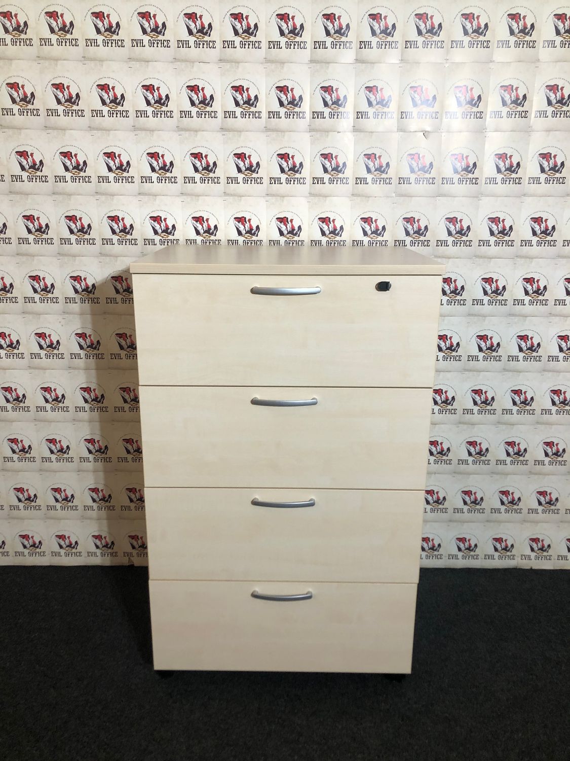 Hängeregisterschrank von Haworth in Ahorn 4 Auszüge