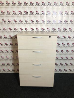 Hängeregisterschrank von Haworth in Ahorn 4 Auszüge