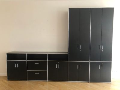 Bosse Modul Space Sideboard Schrank Garderobe Schwarz 5 Module