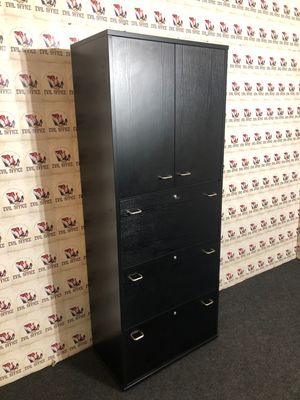 Hängeregister Aktenschrank in Schwarz