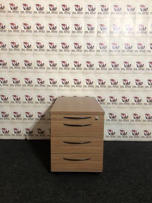 Rollcontainer von König Neurath in Nuss / Anthrazit
