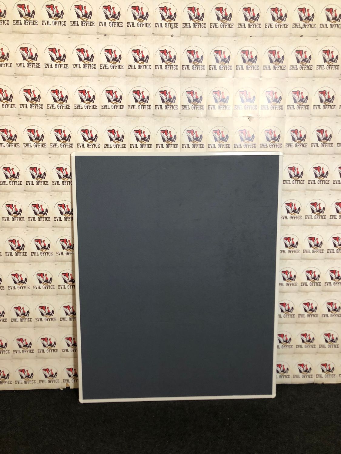 Pinnwand Filztafel in Grau / Weis Aluminium Ramen