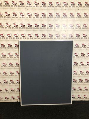 Pinnwand Filztafel von Franken in Grau / Weis Aluminium Ramen