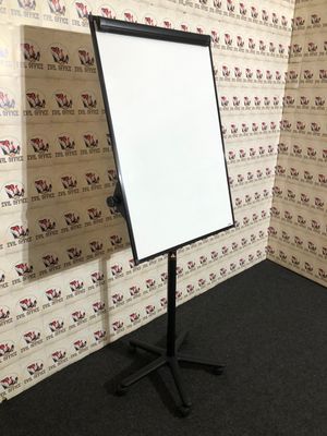 Flipchart Höhenverstellbar von Niceday Braun auf Rollen