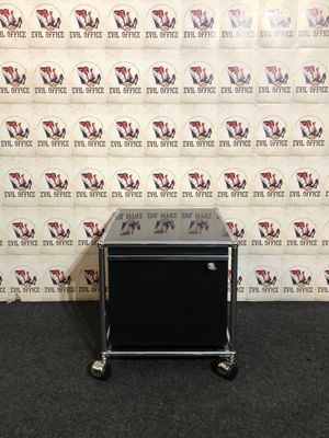 USM Haller Rollcontainer Schwarz Hängeregister Abschließbar