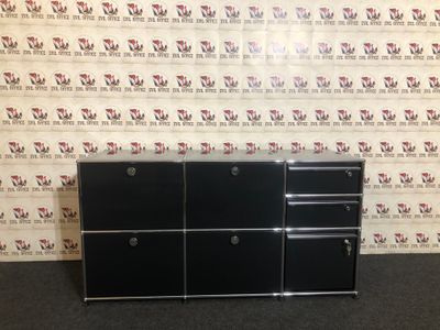 USM Haller Standcontainer Sideboard in Schwarz Design