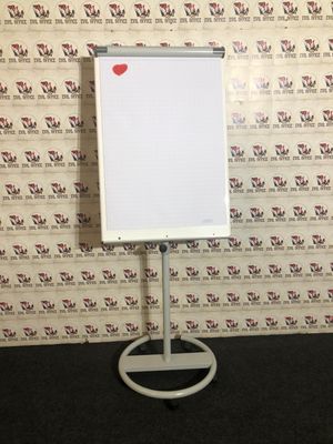 Flipchart Höhenverstellbar von Franken Weiß auf Rollen