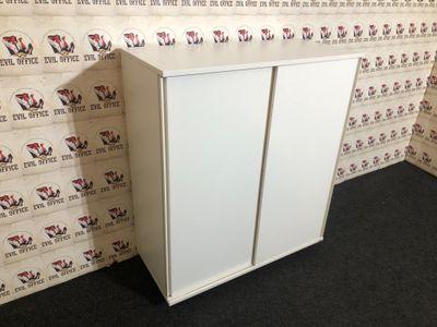Sideboard Schiebetürschrank von Bene in Weiß 3OH