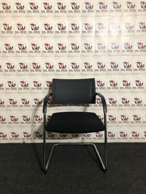 Freischwinger von Bene in Schwarz / Anthrazit Netzrücken