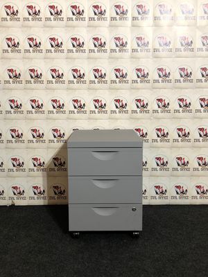 Ikea Erik Rollcontainer in Silbergrau mit 3 Schubladen