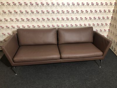 Vitra Suita 3-Seater Classic Sofa Antonio Citterio Leder Tablar