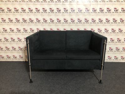 Sofa Arflex Felix Design Burkhard Vogtherr Samt Velour Schwarz