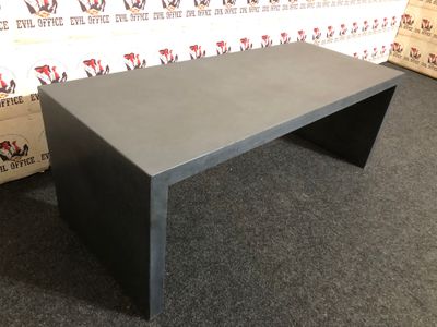 Beistelltisch Besprechungstisch Couchtisch in Steingrau