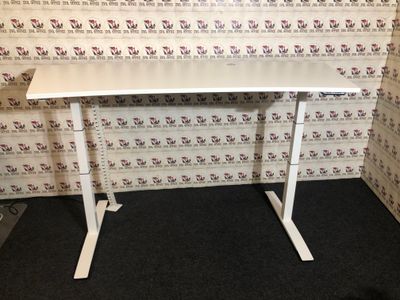 Steh Sitz Schreibtisch Oka Desk Line 9 Jump Elektrisch Weiß #4