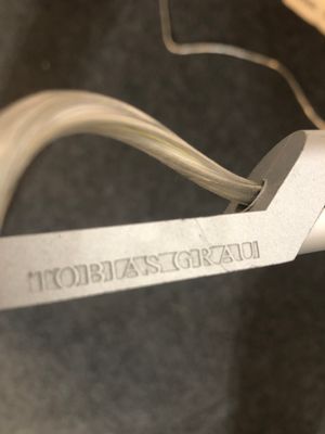 Tischleuchte Lampe von Tobias Grau Bill Leselampe in Silbergrau