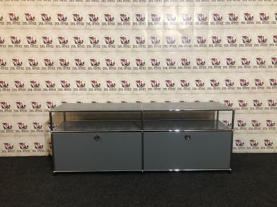 USM Haller Lowboard in Mittelgrau Sideboard Softclose Design