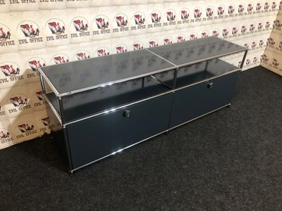 USM Haller Lowboard in Anthrazitgrau Sideboard Softclose Design