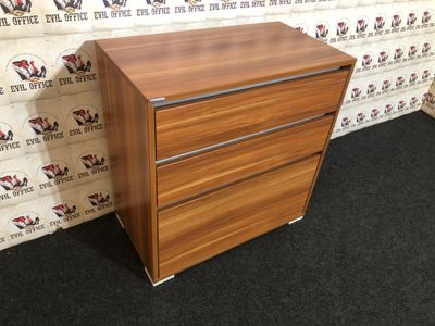 Sideboard Modulschrank von Palmberg Select mit 3 Schubladen Nussbaum
