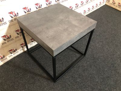 Couchtisch von TemaHome Petra Beistelltisch Besprechungstisch in betonfarbe