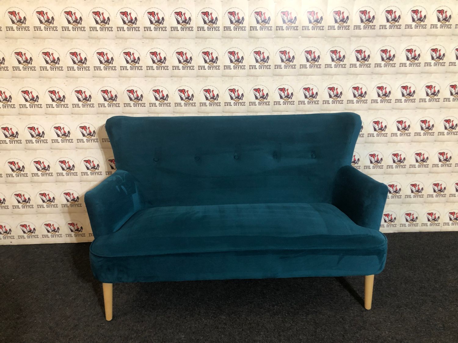 Couch von Home 24 Sofa in Türkis Design