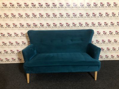 Couch von Home 24 Sofa in Türkis Design